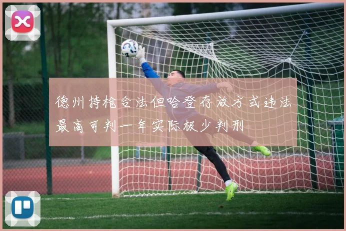 德州持枪合法但哈登存放方式违法最高可判一年实际极少判刑